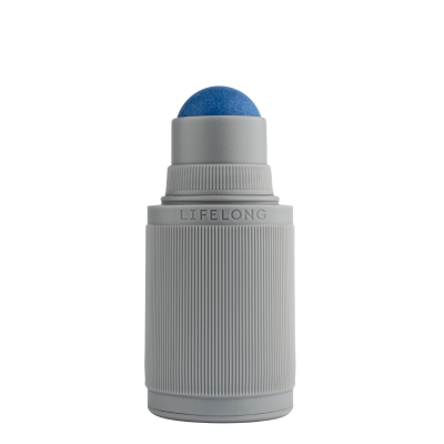Lifelong Vibes Grey refillable applicator — no lid hero