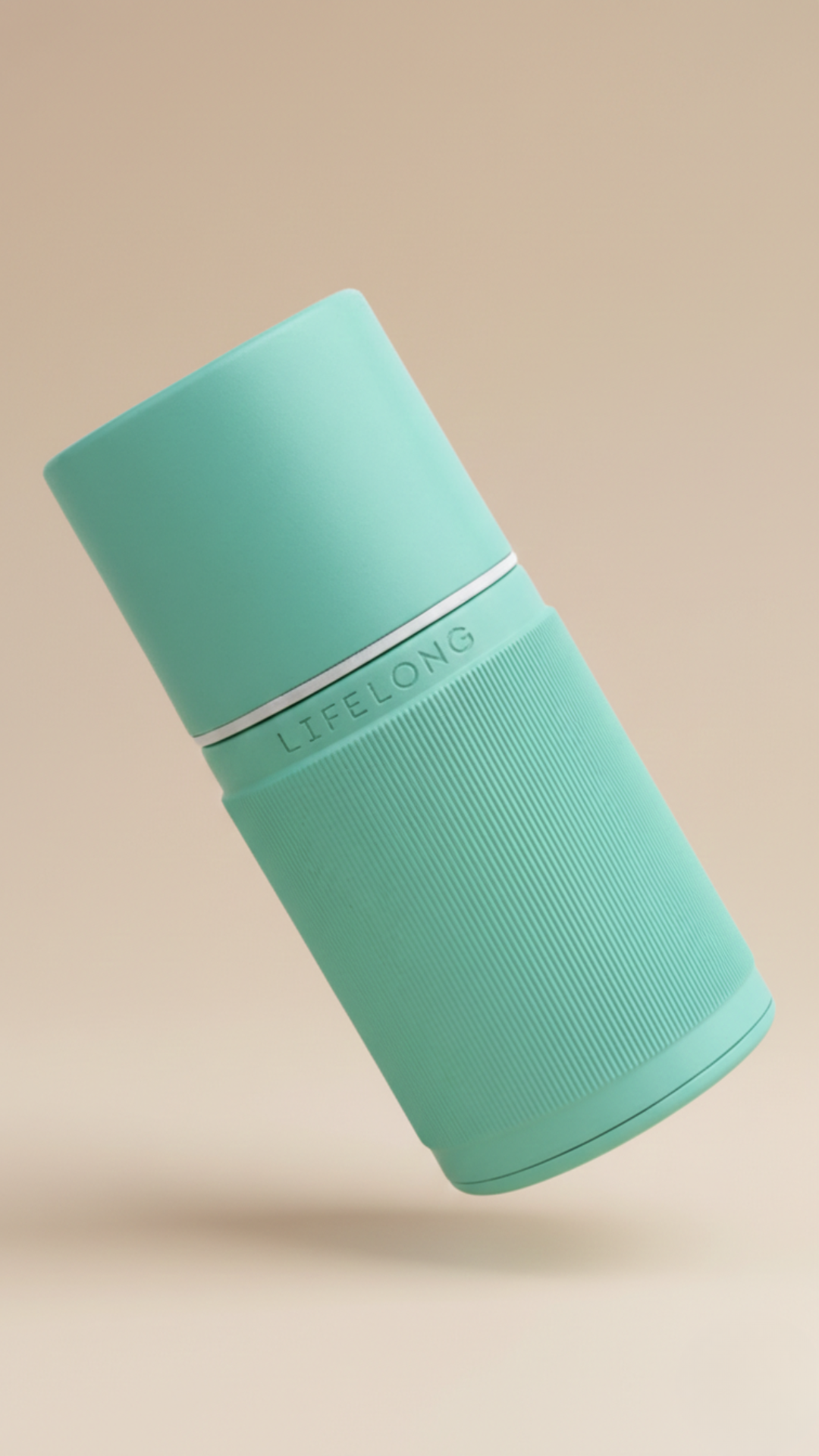 Lifelong Vibes Mint Green refillable deodorant — clean product shot