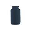 Navy blue silicone sleeve for the Lifelong refillable deodorant, debossed Lifelong logo