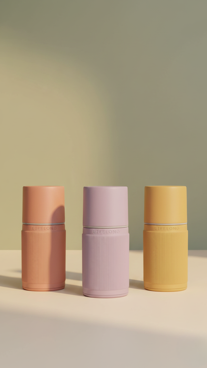 Lifelong Vibes — Yellow, Peach and Pale Lilac together
