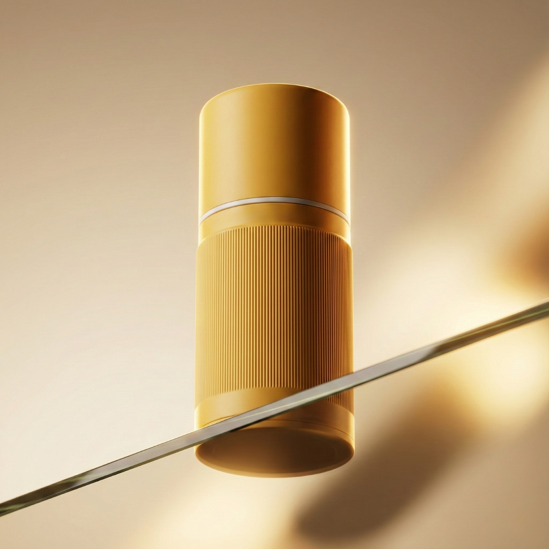 Lifelong Vibes Yellow refillable deodorant — clean product shot
