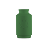 Green silicone sleeve for the Lifelong refillable deodorant, debossed Lifelong logo