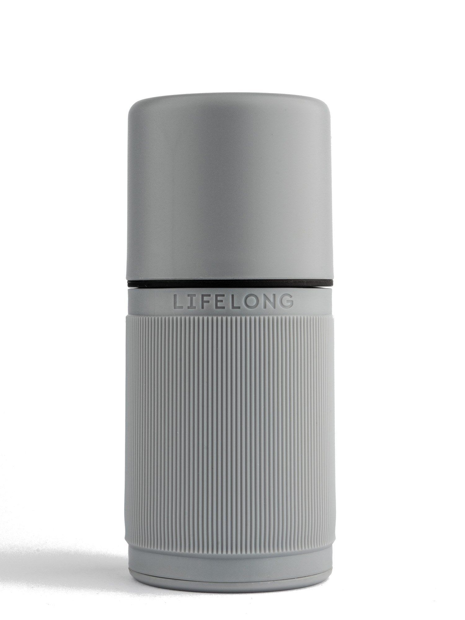 Lifelong Vibes Deodorant Applicator - Grey with lid