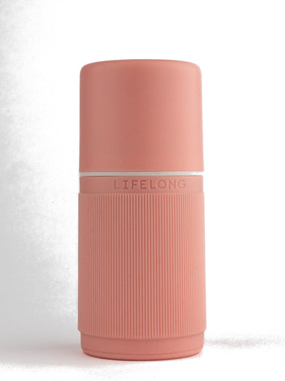 Lifelong Vibes Deodorant Applicator - Peach with lid